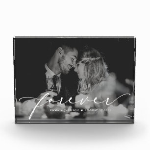 Bloc Photo Elégant moderne Forever Photo Mariage personnalisé