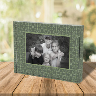Bloc Photo Élégant Motif personnalisé de vacances