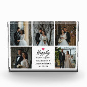 Bloc Photo Élégant Script Heureusement Jamais Après Photo Col (Devant)