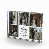 Bloc Photo Élégant Script Heureusement Jamais Après Photo Col (Droite)