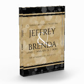 Bloc Photo Élégante fête du 1er anniversaire du Mariage de pa (Gauche)