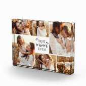 Bloc Photo Elégante Meilleure Maman Chaque Jour Typographie B (Droite)