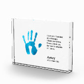 Bloc Photo Empreinte personnalisée pour grand-mère (Droite)