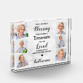 Bloc Photo En Mémoire d'amour Mémorial de Sympathie moderne e (Gauche)