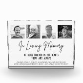 Bloc Photo En mémoire d'amour mémorial personnalisé Mariage p (Devant)