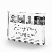 Bloc Photo En mémoire d'amour mémorial personnalisé Mariage p (Droite)