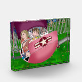 Bloc Photo Enfants en art lunaire du Carnaval (Gauche)