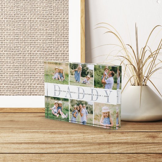 Bloc Photo Enfants papa personnalisés