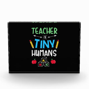 Bloc Photo Enseignant Cadeau enseignant minuscules humains