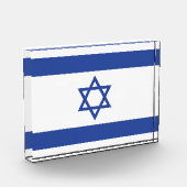 Bloc Photo Etat d'Israël Drapeau, Étoile de David Juifs (Gauche)