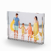 Bloc Photo Été 20XX Famille Vacances Moderne Simple (Droite)