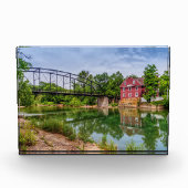 Bloc Photo Été À War Eagle Mill (Devant)