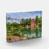 Bloc Photo Été À War Eagle Mill (Gauche)