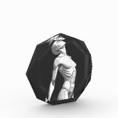 Bloc Photo Ethereal Android - Octagonal Acrylic Art Block (Gauche)