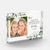 Bloc Photo Eucalyptus mère de la mariée Keepsaké (Gauche)