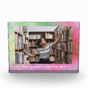 Bloc Photo Explosion couleur texte et photo personnalisée