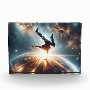 Bloc Photo Explosion de rupture galactique dans l'espace prof