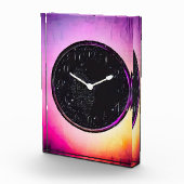 Bloc Photo Face de l'horloge rétroactive noire (Droite)