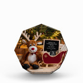 Bloc Photo Faire-part de grossesse de Noël (Devant)