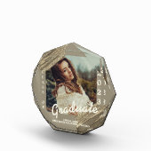 Bloc Photo Faire-part photo tendance Spark Gold Graduation (Droite)