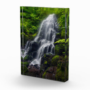 Bloc Photo Fairy Falls Colombia River Gorge Oregon.