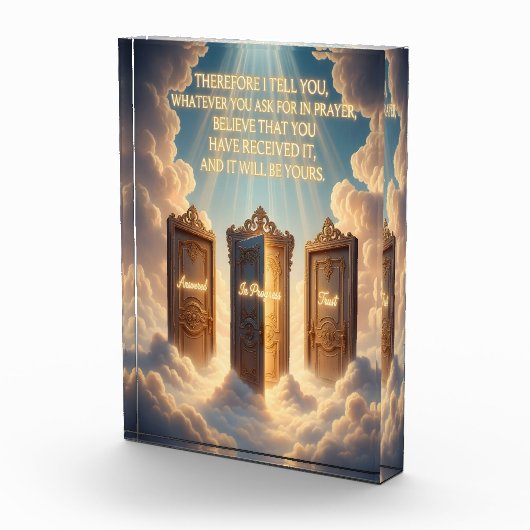 Bloc Photo Faith Framed Photo Block For Encouragement (Droite)