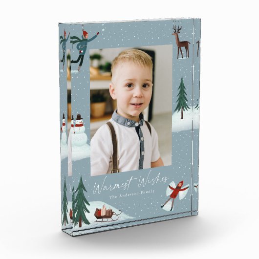 Bloc Photo Falling Snow WhimsNoël (Gauche)