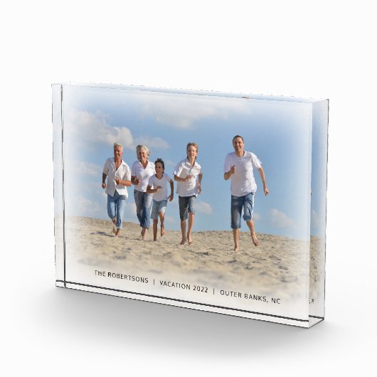 Bloc Photo Famille du cadre de superposition des souvenirs de (Droite)