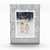 Bloc Photo FAMILLE Élégante Botanique blanche (Devant)