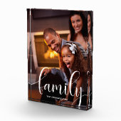 Bloc Photo Famille | Script élégant et lunatique (Droite)