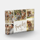 Bloc Photo Family Five Photos Collage Photo Block (Gauche)