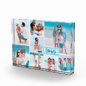 Bloc Photo Family Love 8 Photo Collage Beach Blue (Droite)