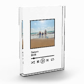 Bloc Photo Family Vacation Memory Music Controls mp3 Buttons (Gauche)