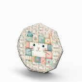 Bloc Photo Faux Patchwork Pastel Kitty Cottage (Droite)