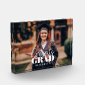 Bloc Photo Félicats Grand Moderne Simple Script Personnalisé (Gauche)