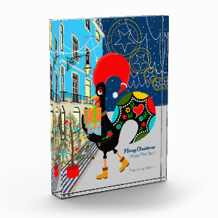 Bloc Photo Festivals de Noël avec le coq portugais