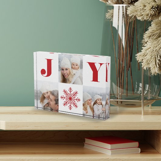 Bloc Photo Festive Joy Holiday Photo Collage Block