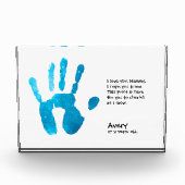 Bloc Photo Fête des mères Poem keepsaké Enfant Cadeau à main (Devant)