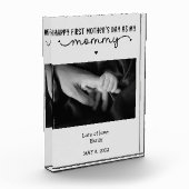 Bloc Photo Fête des mères sur mesure Cute Minimalist (Gauche)