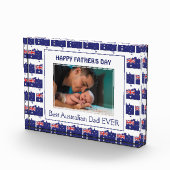 Bloc Photo Fête des pères australienne | DRAPEAU D'AUSTRALIE (Droite)