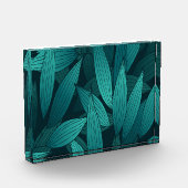 Bloc Photo Feuilles tropicaux rayonnants (Gauche)