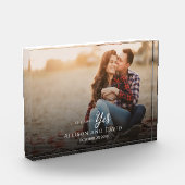 Bloc Photo Fiançailles Couple Photo Mariage Élégant Simple (Gauche)