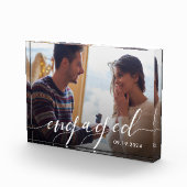 Bloc Photo Fiançailles photo moderne Keepsaké (Droite)