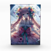 Bloc Photo Fille Anime Fleur Lune Fée (Devant)