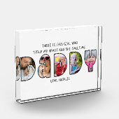 Bloc Photo Fille DADDY Dit 5 Collage Photo (Gauche)