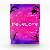 Bloc Photo Filles Gymnastique Événements Rose / Violet (Devant)