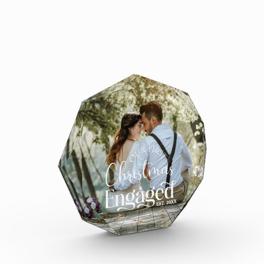 Bloc Photo First Christmas Engaged (Gauche)