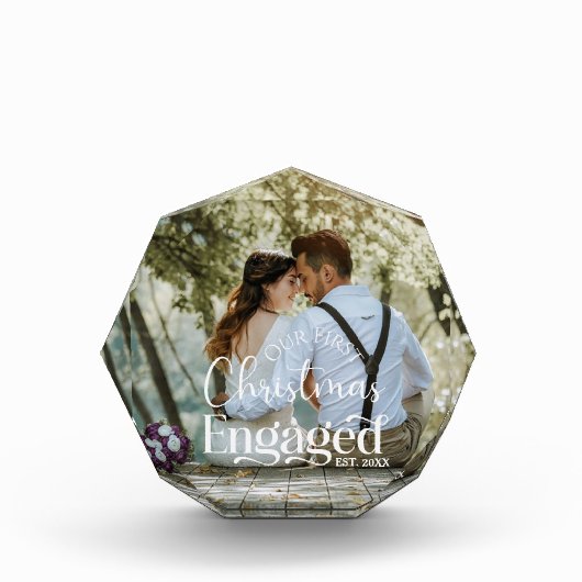 Bloc Photo First Christmas Engaged (Devant)