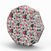 Bloc Photo Flamant rose motif sans couture avec arrière - pla (Droite)