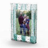 Bloc Photo Flammes de neige des bouleaux des forêts d'hiver r (Droite)